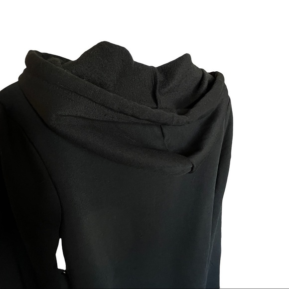 Bebe Hoodie Size S Black Full Zip Logo Long Sleeve Sport NWT - Picture 10 of 13